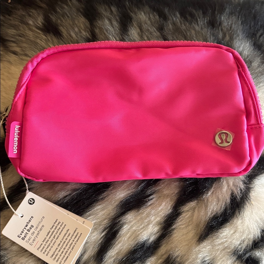 lululemon athletica Vibrant Pink Cosmetic Bag
